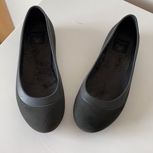 Croc mammoth fleece lined flat (crocs) black